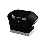 ♡ Black Princess Ruffled Top Vest