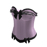 Black Purple Cute Corset