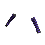 Black Purple | Arm Warmers Sleeves Fingerless