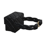 BLACK Quilted Ankle Bag (IT GIRL)