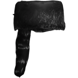 ✅ Black Racoon Hat