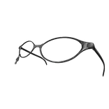 Black Raised Cross Glasses