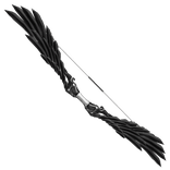 Black Raven Feather Bow