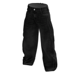 Black Realistic Baggy Jeans