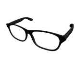 Black Rectangle Glasses