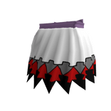 Black, red & white Amanojaku Reverse Skirt R6