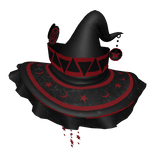 Black Red Enchanted Mindweaver Hat