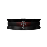 black red  gothic choker