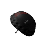 black red  gothic parasol