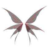 Black Red Mystic Lace Wings