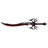 Black Red Spiked Greatsword