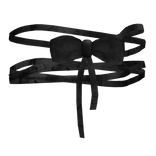 Black Ribbon Dirty Shoulder Bandages [Left]