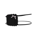 ୨୧: black ribbon eyepatch chibi / low 