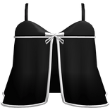 ⛥ black ribbon shirt ⛥