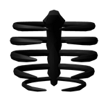 Black Ribcage Spine Bones [Korblox Deathwalker]