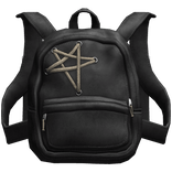 Black Rick Owens Backpack (Off-White Logo)