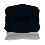 black right shoulder pad