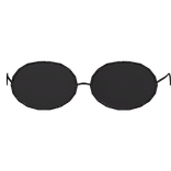 Black Rimmed Wireframe Glasses