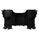 Black Ripped and Torn Short Jacket