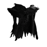 Black Ripped Cape
