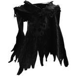 Black Ripped Cape