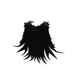 Black Ripped Guts Cape