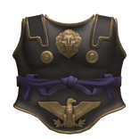 Black Roman Musculata Chestplate