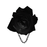 Black Rose Eyepatch (No Strap)