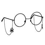 Black Round Spider Glasses