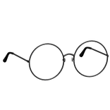 Black Rounded Glasses