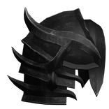 Black Royal Guard Right Pauldron