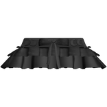 black ruffled bow skirt