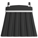 ♱ ┊ black ruffled doll dress