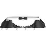 ♡ : black ruffled maid skirt