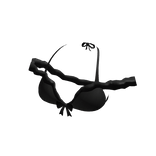 Black Ruffled Bikini Top ♥