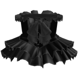 Black Ruffled Victorian Dress