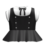 ♡ black school uniform w bowtie