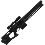 Black Sci-Fi Blaster Rifle