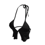 Black Self Love Halter Cami Top