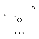 black septum & face piercings