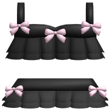 Black Set With Bows