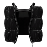Black Shiny Puffer Vest [1.0]