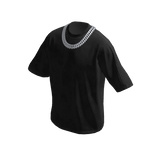 Black Shirt ☆ Cuban Chain