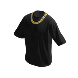 Black Shirt ☆ Cuban Chain