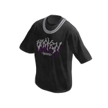 Black Shirt ☆ Cuban Chain