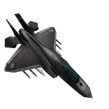 Black Shoulder Combat Jet