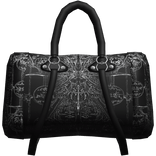 Black Sigil Emo Grunge Luxury Handheld Duffel Bag
