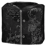 Black Sigil Vintage Fringe Vest