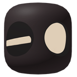 Black Silly Face