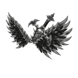 Black Silver Requiem Wings